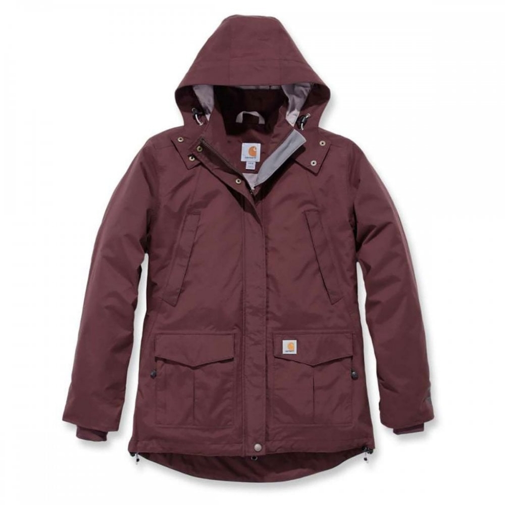 Carhartt Workwear Storm Defender Shoreline Jacket coat Maroon XS